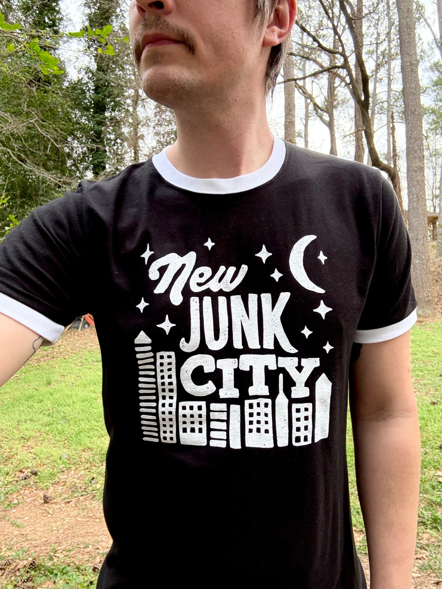 Cityscape Ringer Tee